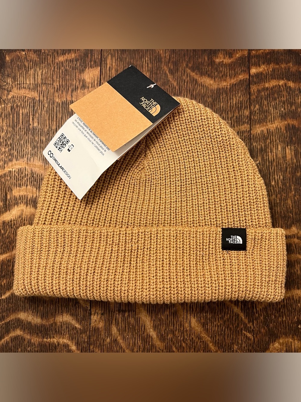 The North Face Almond Butter Knit Cuffed Beanie